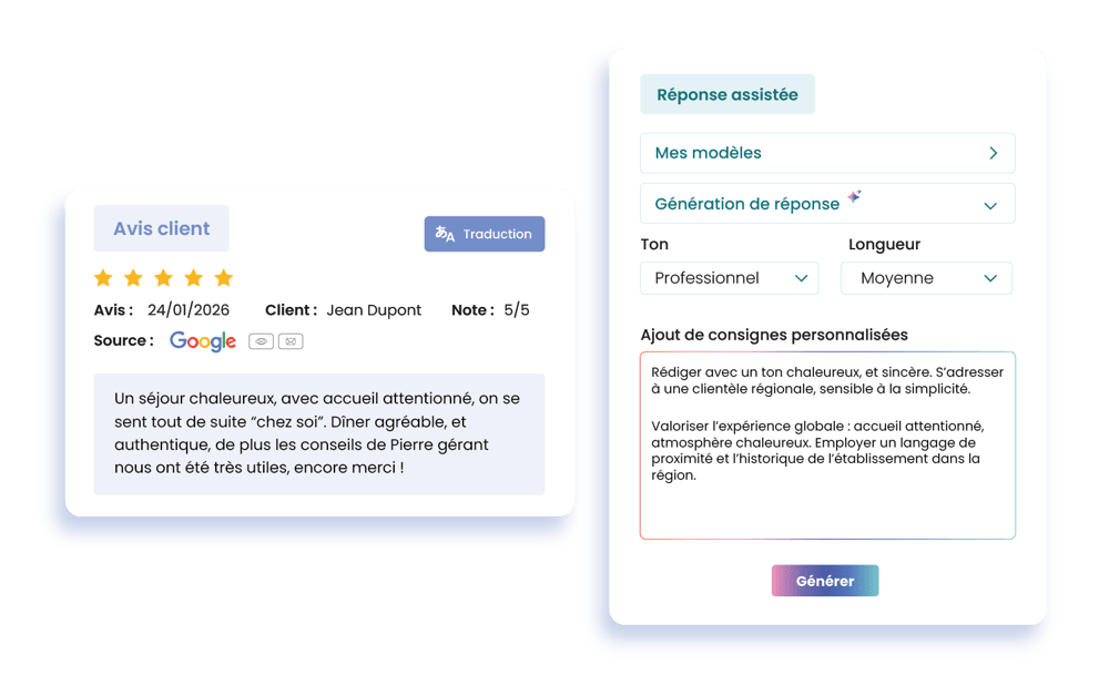 Réponses aux avis IA (Logis)
