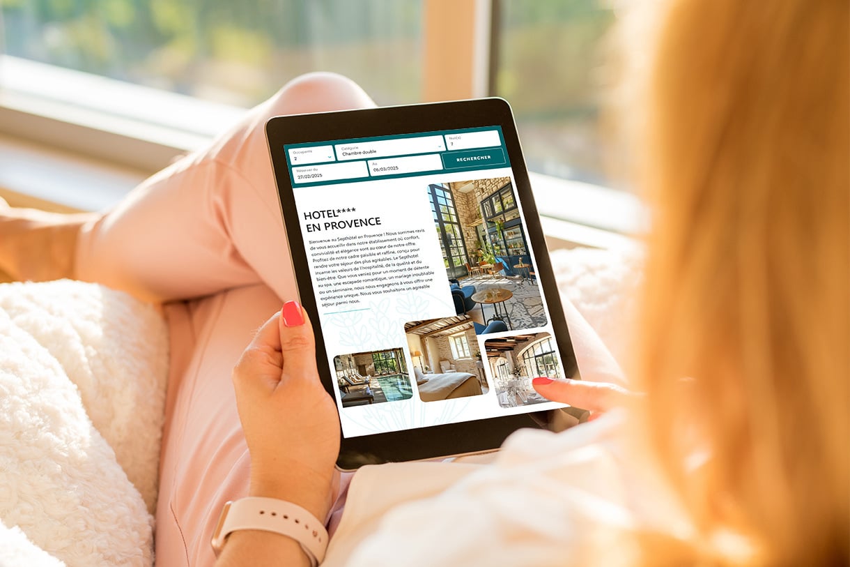 Asterio logiciel de gestion hoteliere avec moteur de réservation intégré