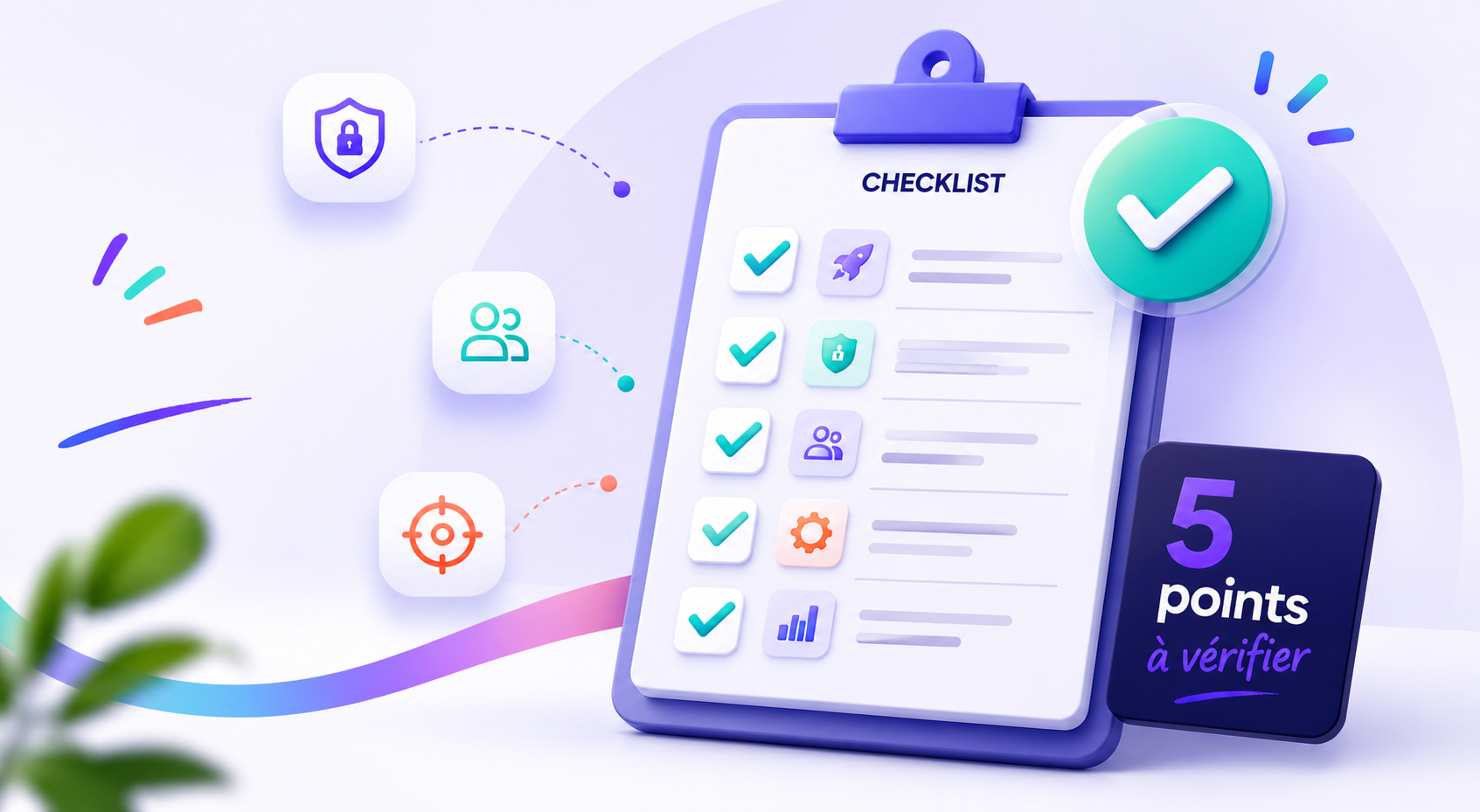 checklist landing page