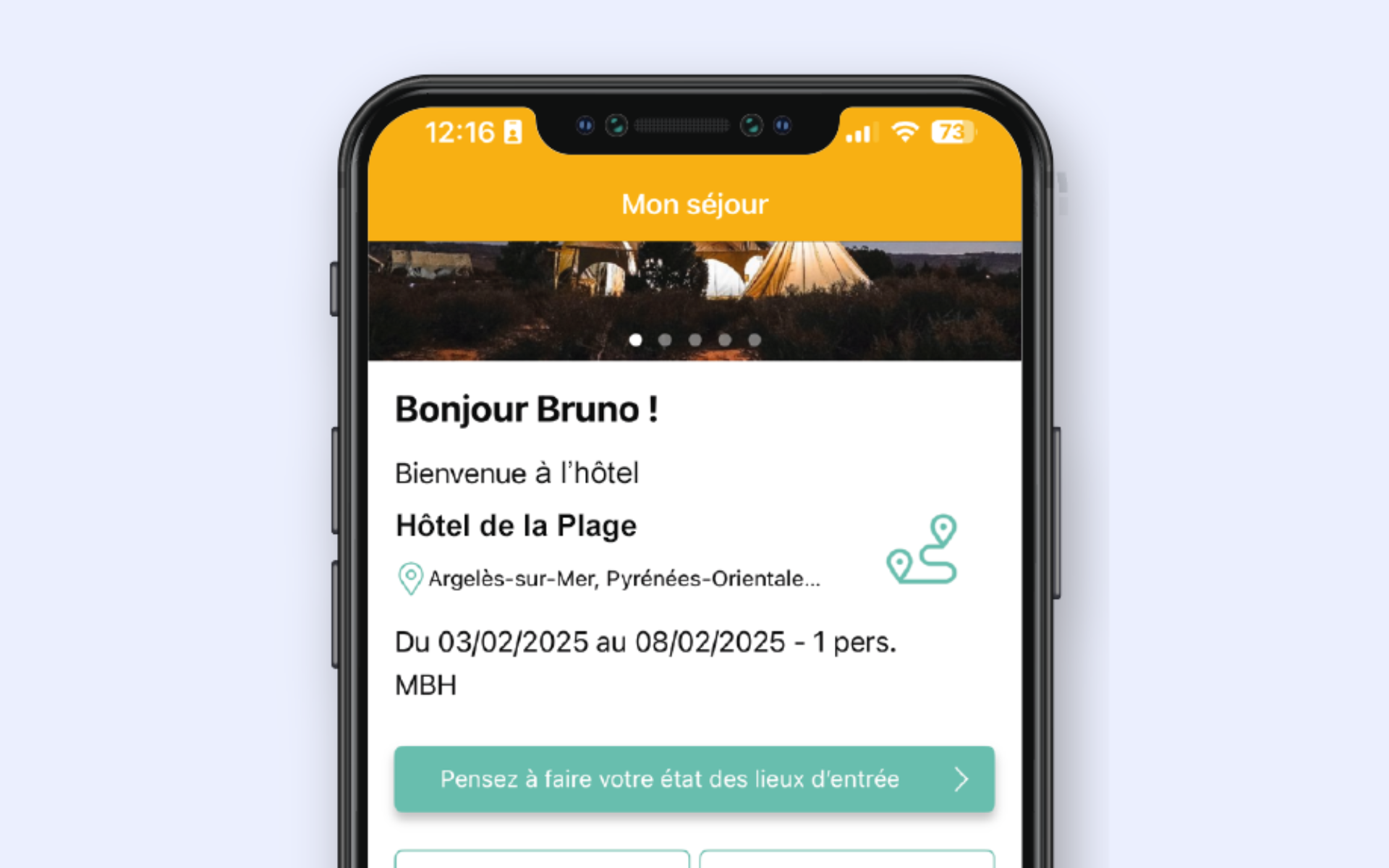 Relation Client Camping Ulyses Suite