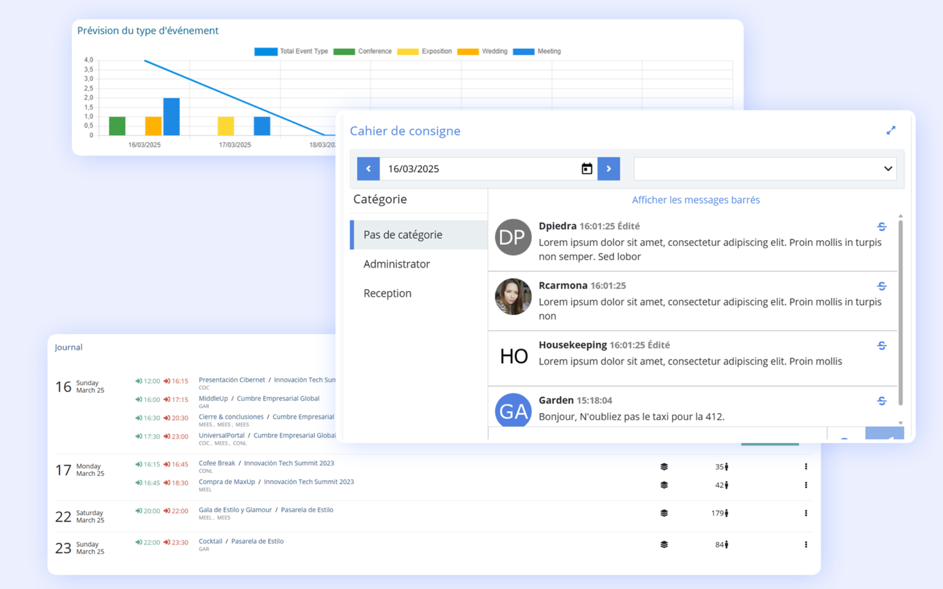 Restauration et évènements Campings Ulyses Suite