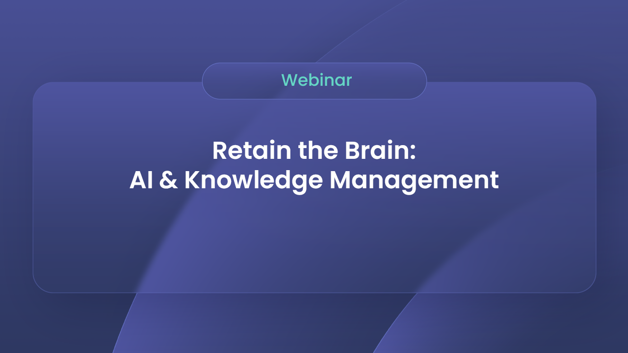 Legal Suite Webinar - Retain the Brain - AI & Knowledge Management