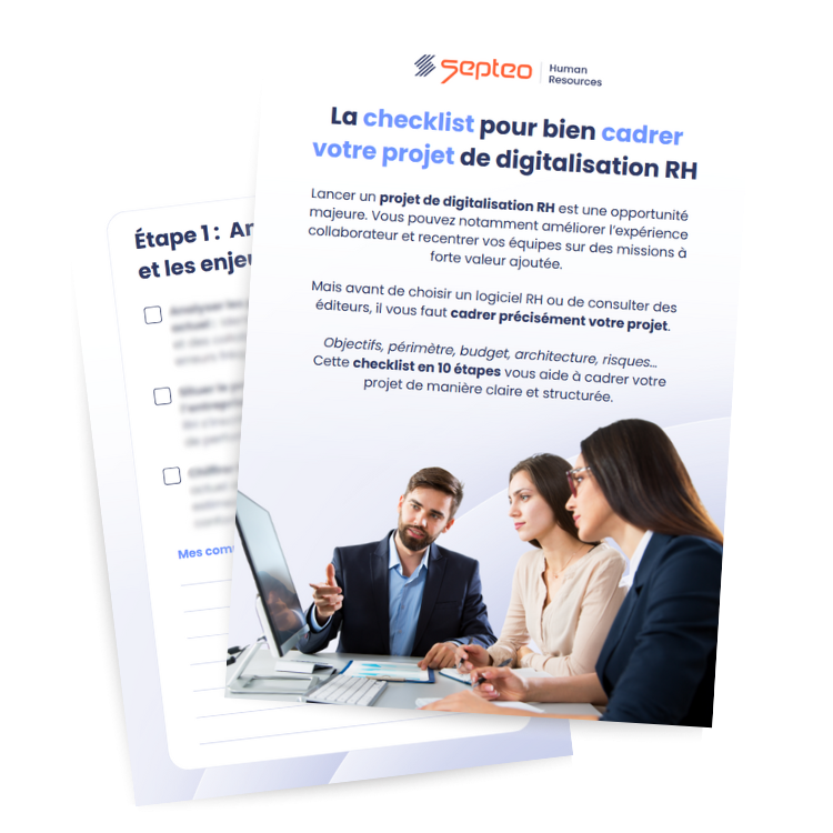 La checklist pour bien cadrer votre projet de digitalisation RH - mockup