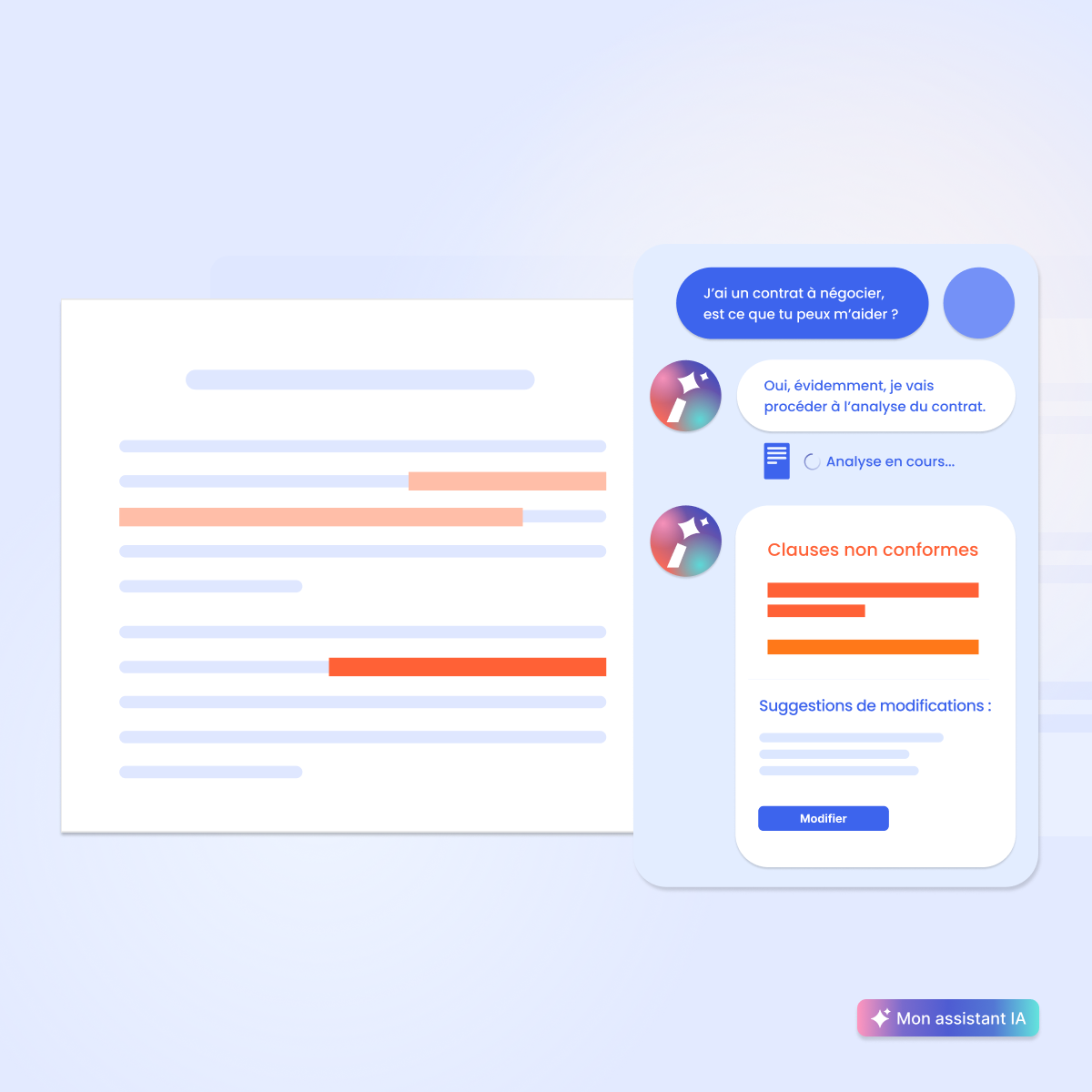 Fonctionnalités IA Legal Suite
