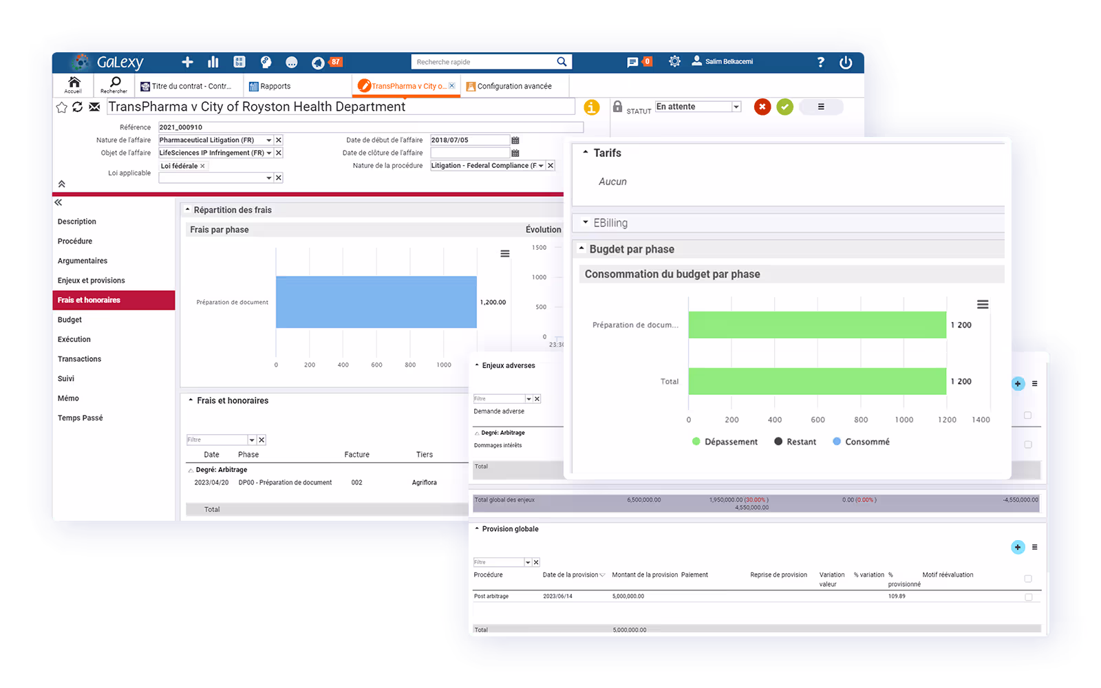 Logiciel gestion contentieux